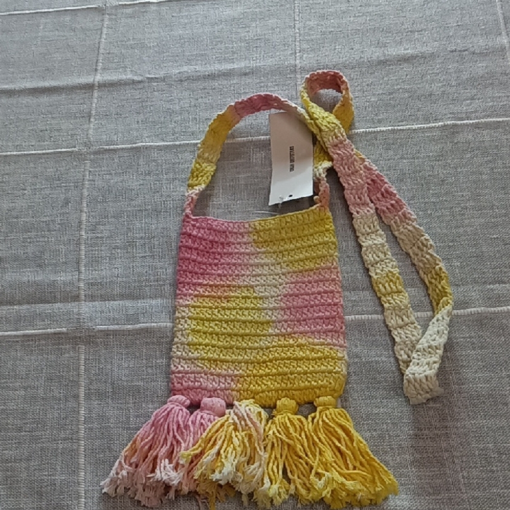 Urban Outfitters Colorful Crochet Crossbody Bag